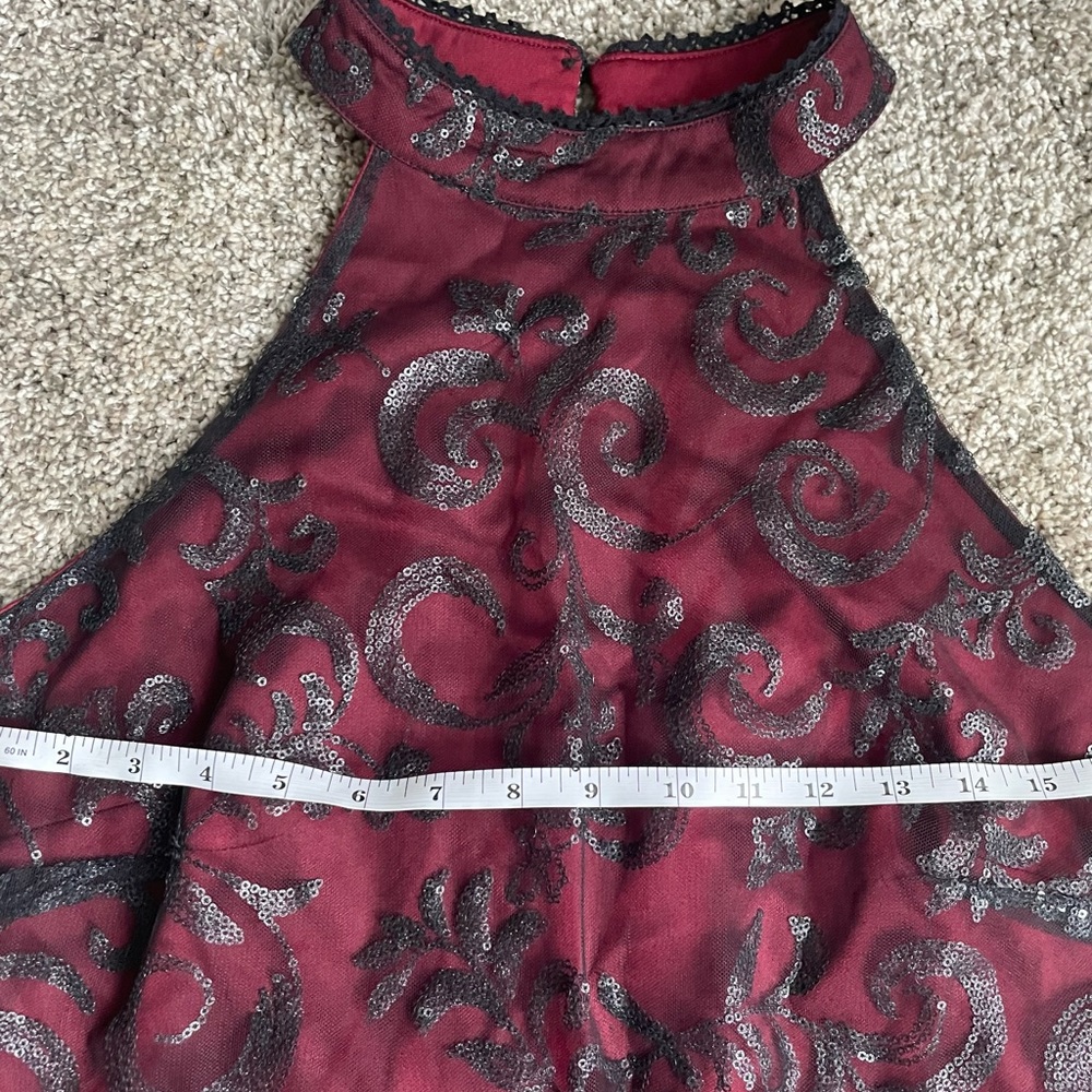 Altar’dState Woman’s Lined Sequenced dress In Sz L in gently used - Picture 4 of 7